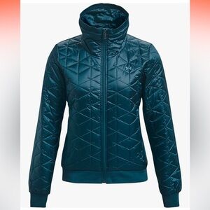 Under Armour women’s Coldgear Reactor jacket blue note size XS